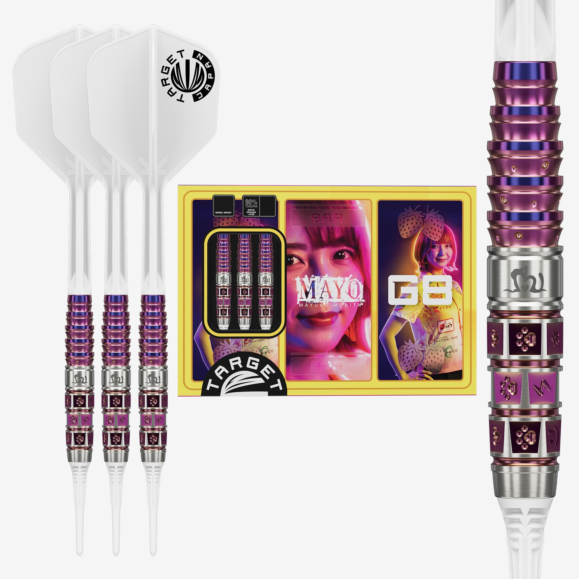 Target Japan Prime Series Mayo G8 90 % - Softip Darts