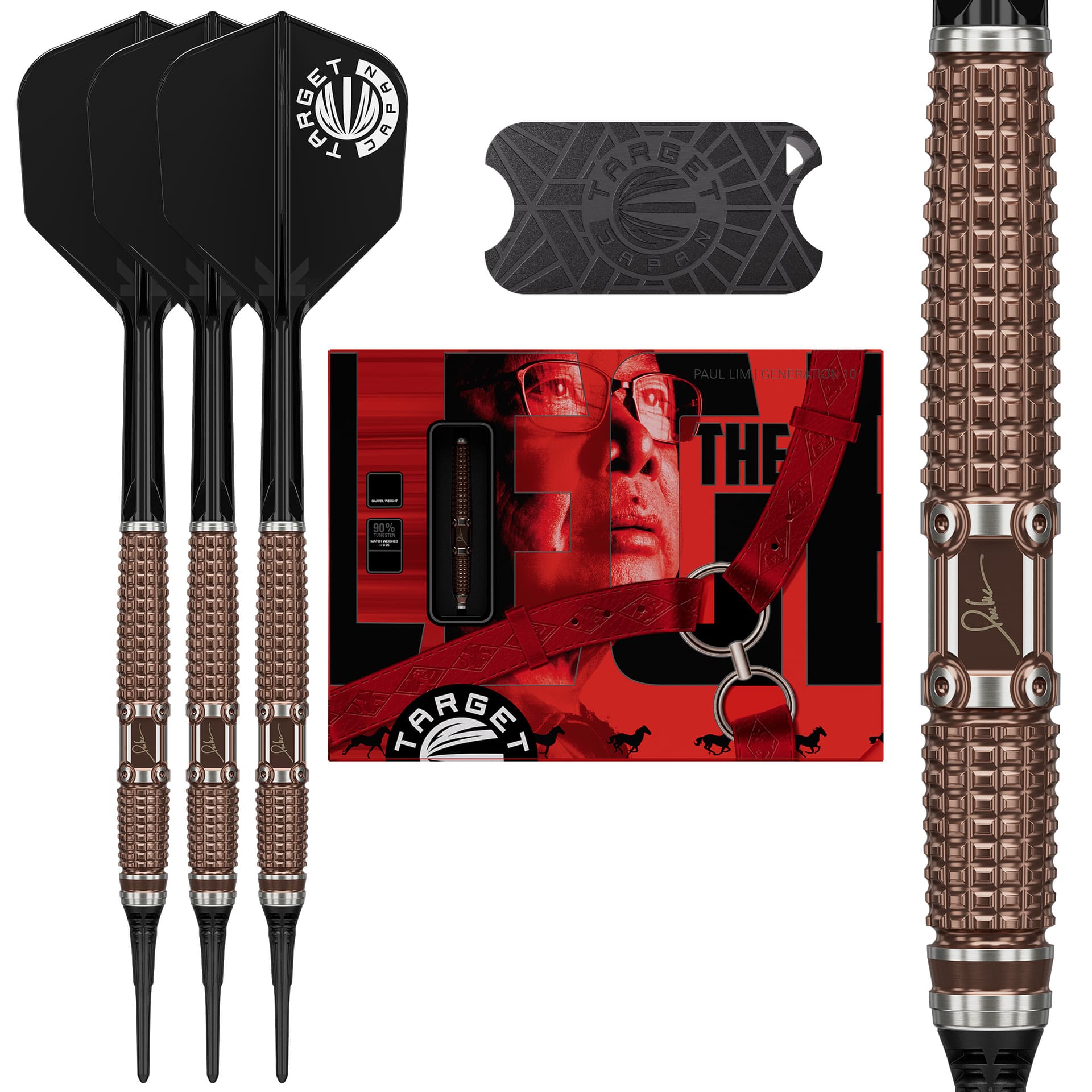 Target Japan Paul Lim The Legend G10 90 % - Softip Darts