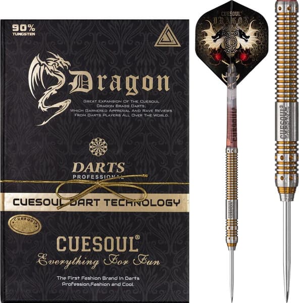 Cuesoul Dragon Gold 90 % - Darts Tikat